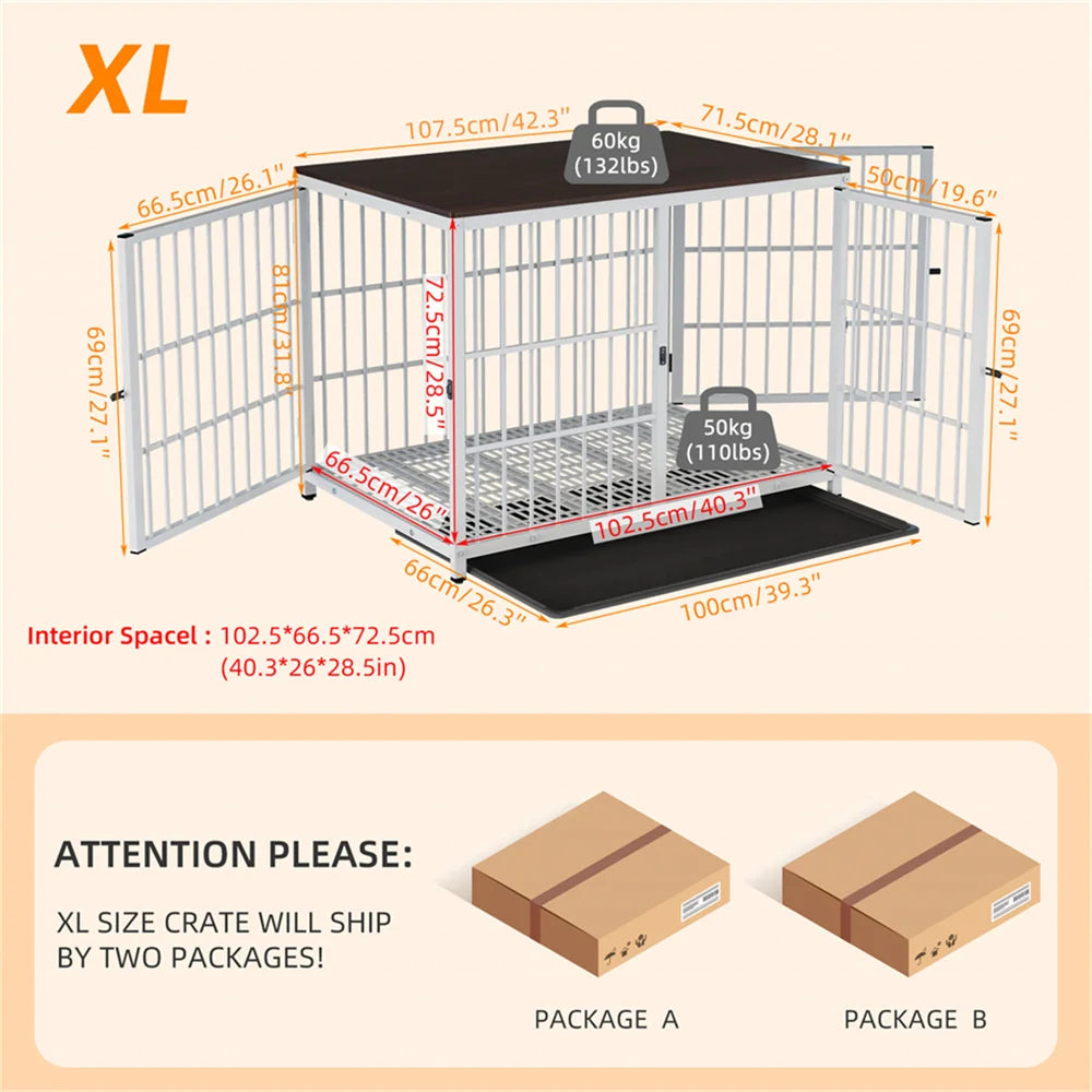 Dog Pen Elevated Indoor End Table Furniture