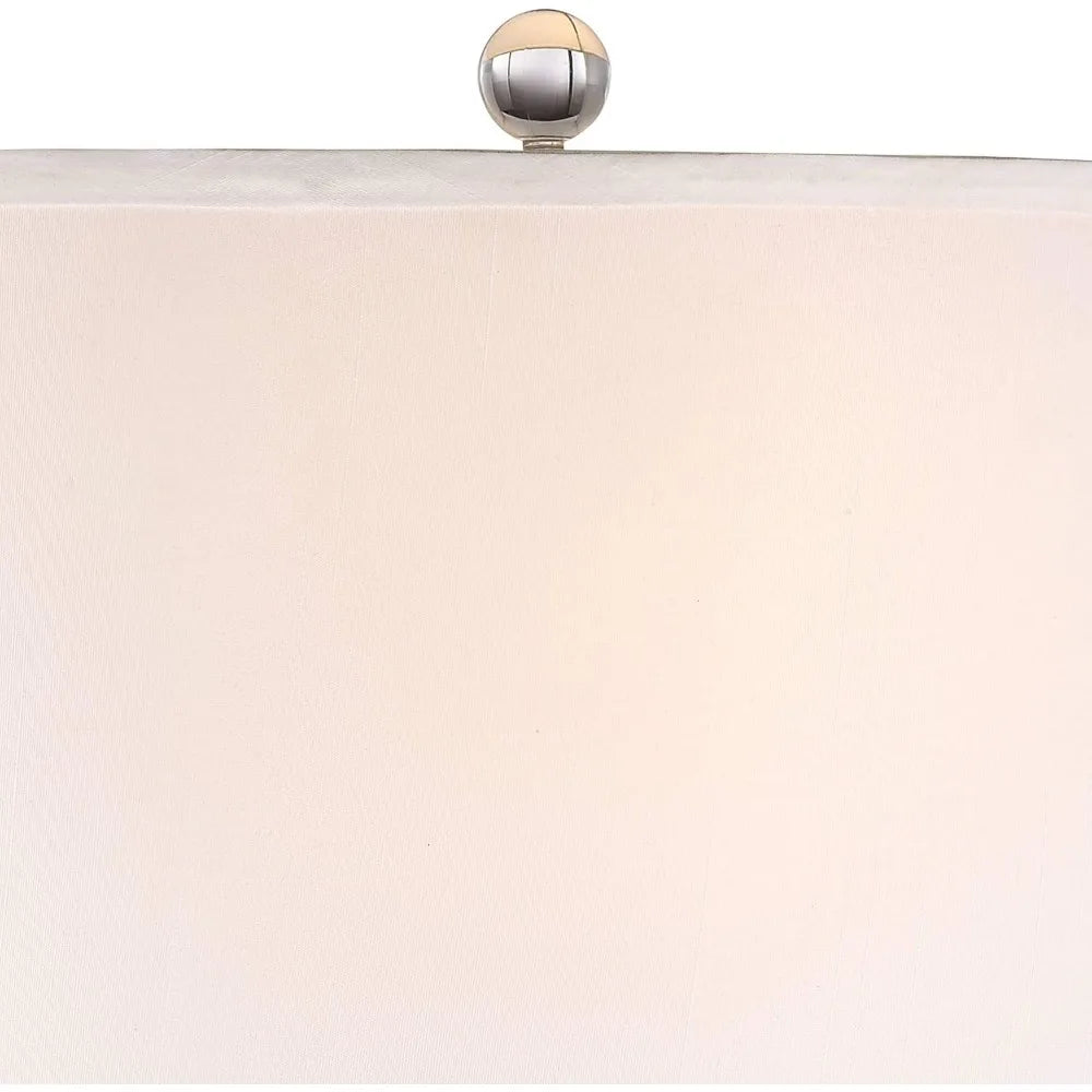 Cottage Table Lamp, Ceramic Blue, Handcrafted Oval