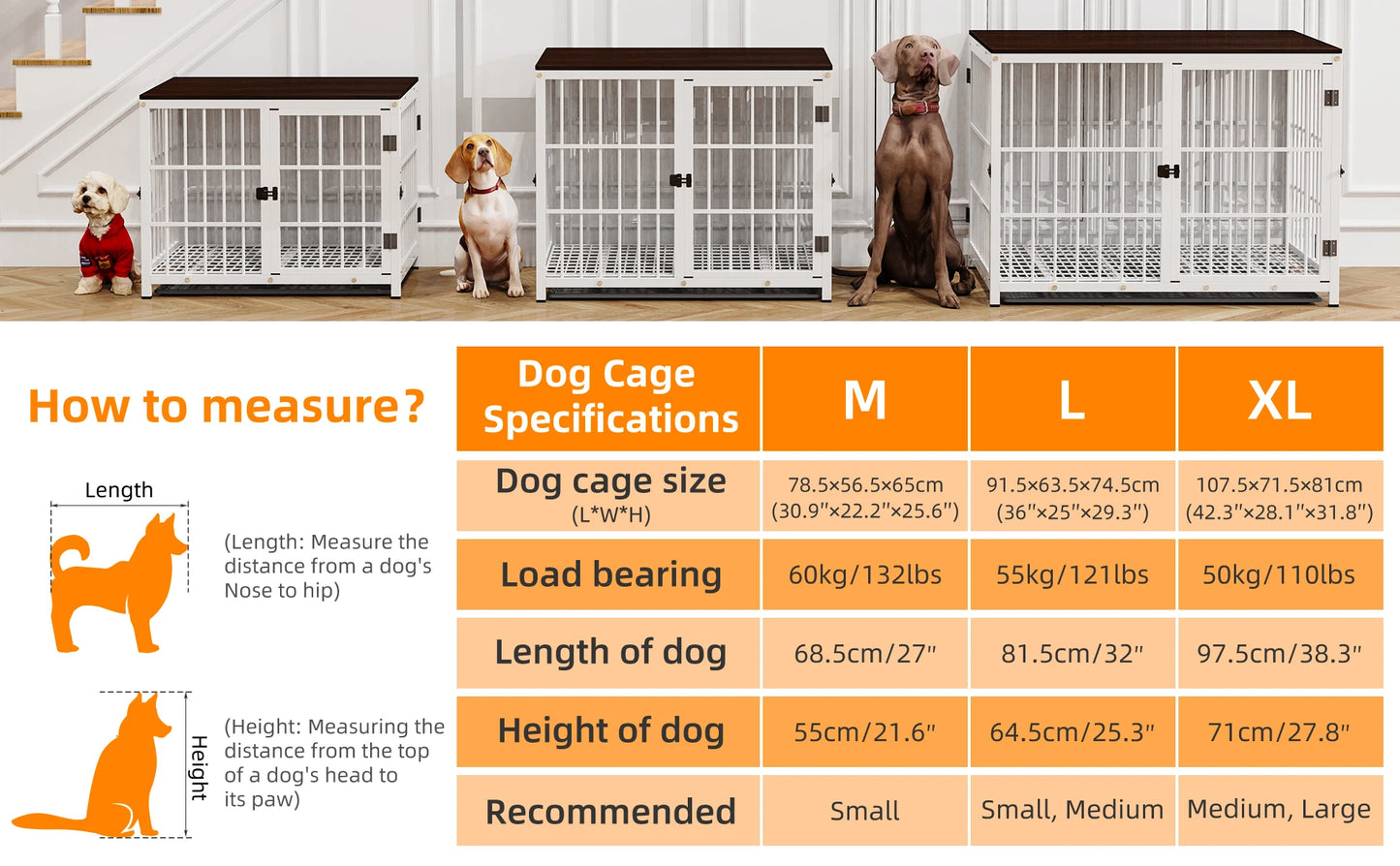 Dog Pen Elevated Indoor End Table Furniture