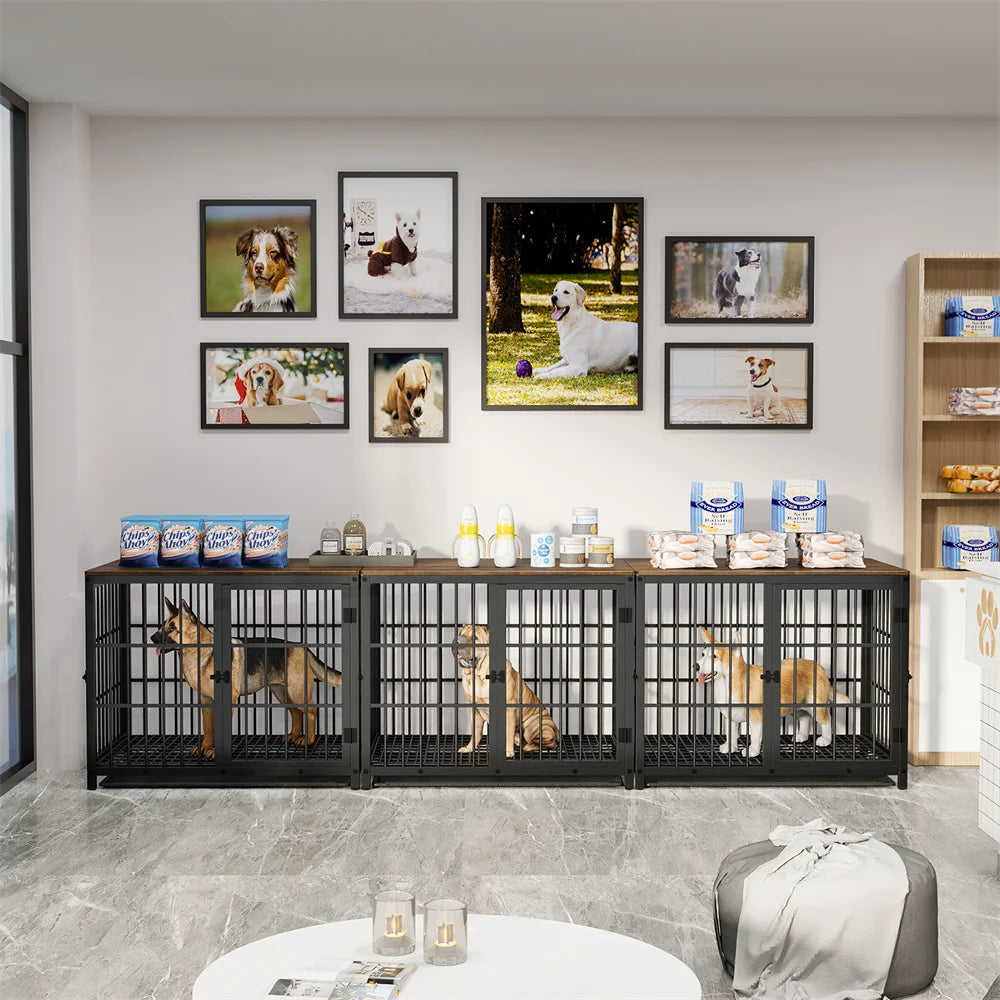 Dog Pen Elevated Indoor End Table Furniture