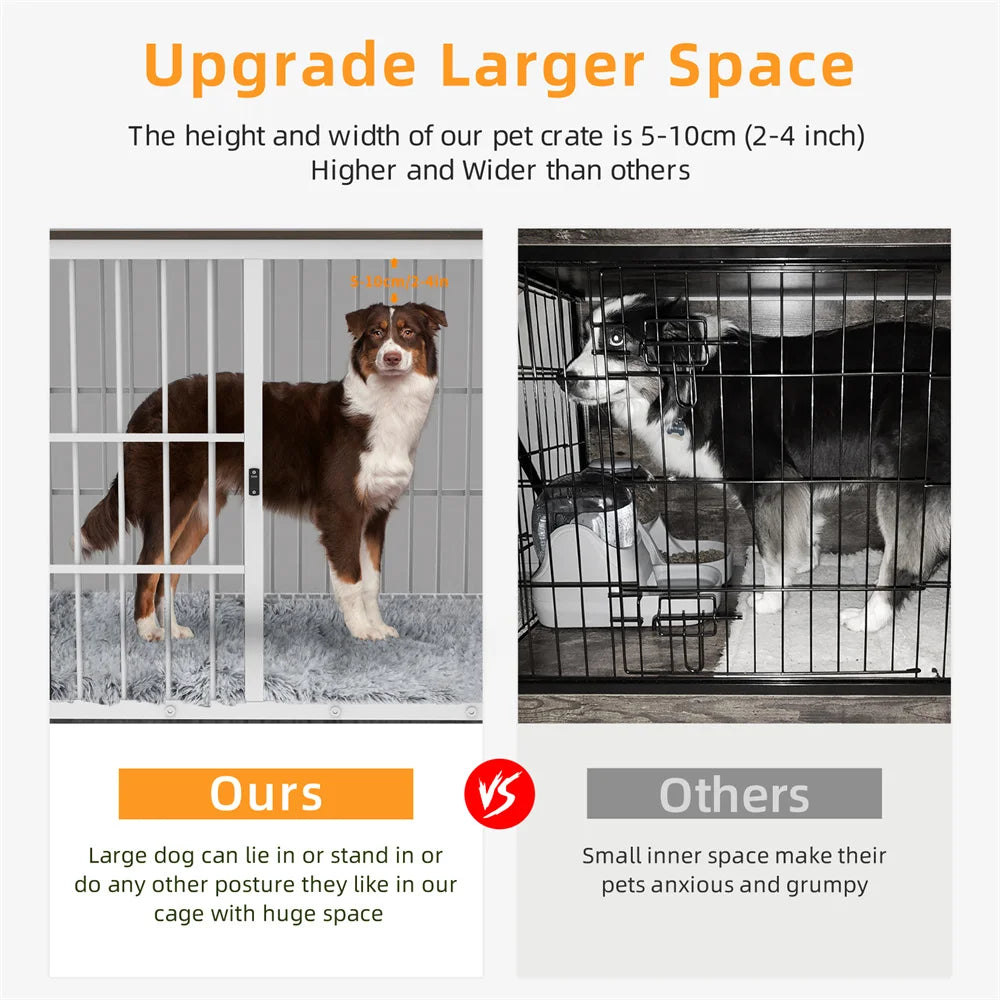 Dog Pen Elevated Indoor End Table Furniture