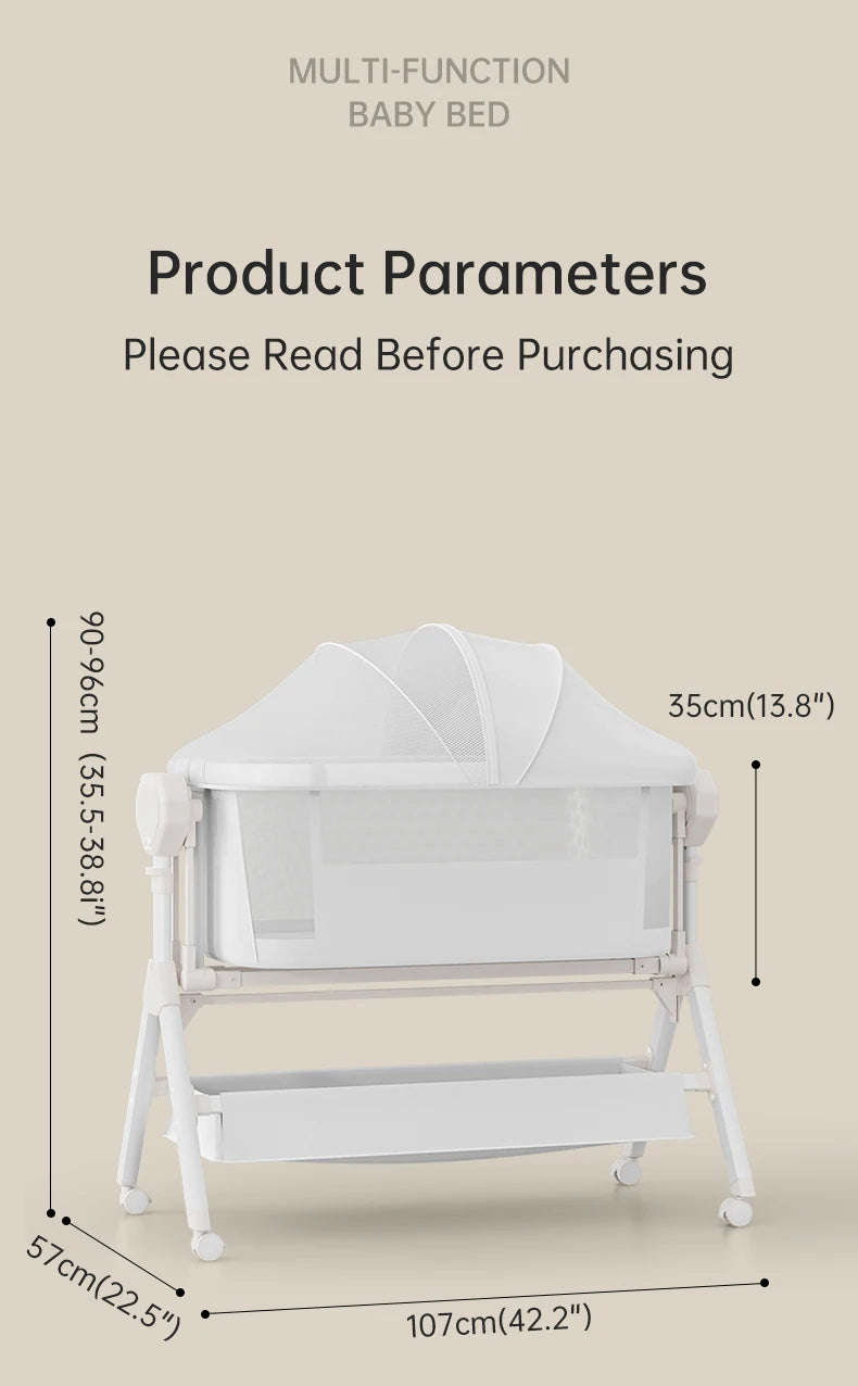 Baby Bassinet Rocking Beside Sleeper Portable Travel