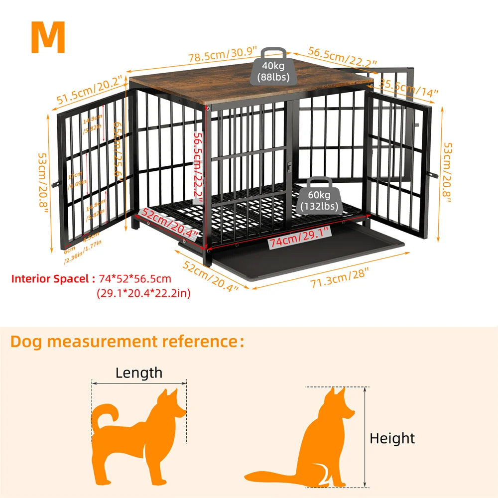 Dog Pen Elevated Indoor End Table Furniture