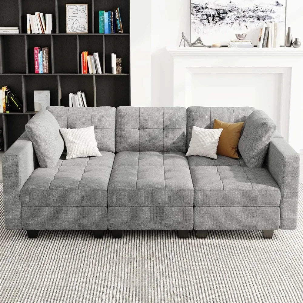 Convertible Sectional Sleeper Sofa Bed Modular