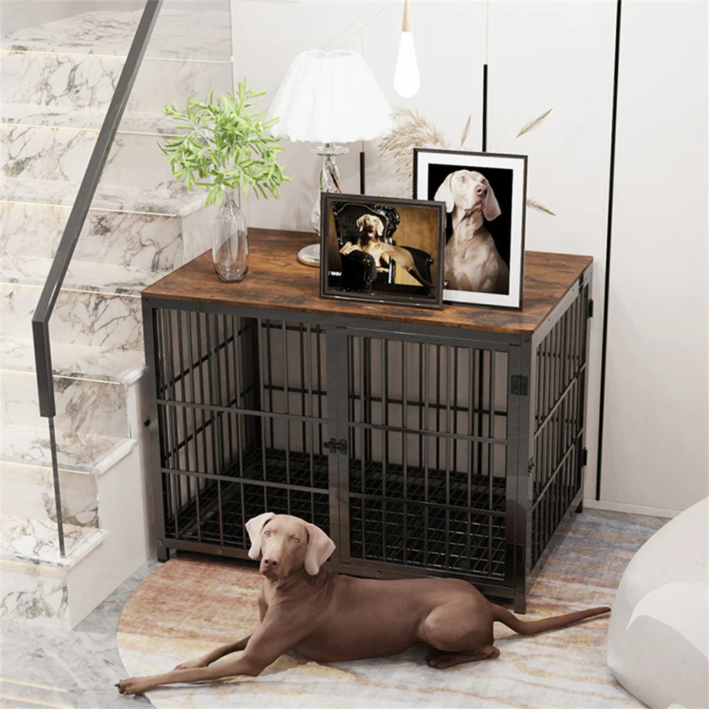 Dog Pen Elevated Indoor End Table Furniture