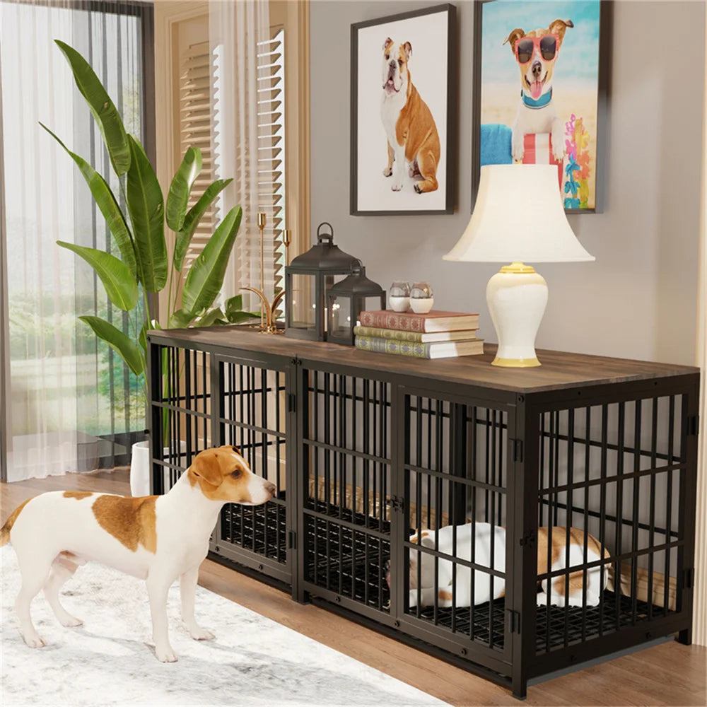 Dog Pen Elevated Indoor End Table Furniture