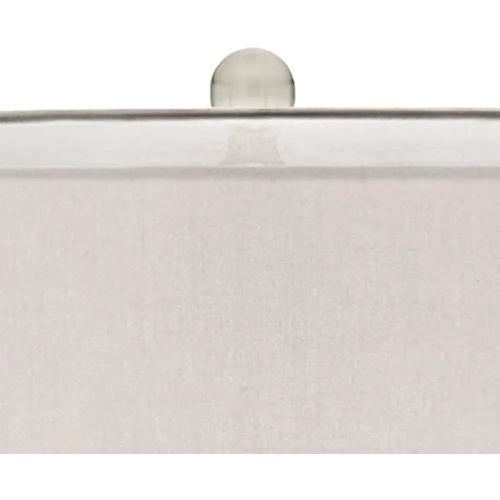 Table Lamp Mercury Glass Chrome Metal Neck