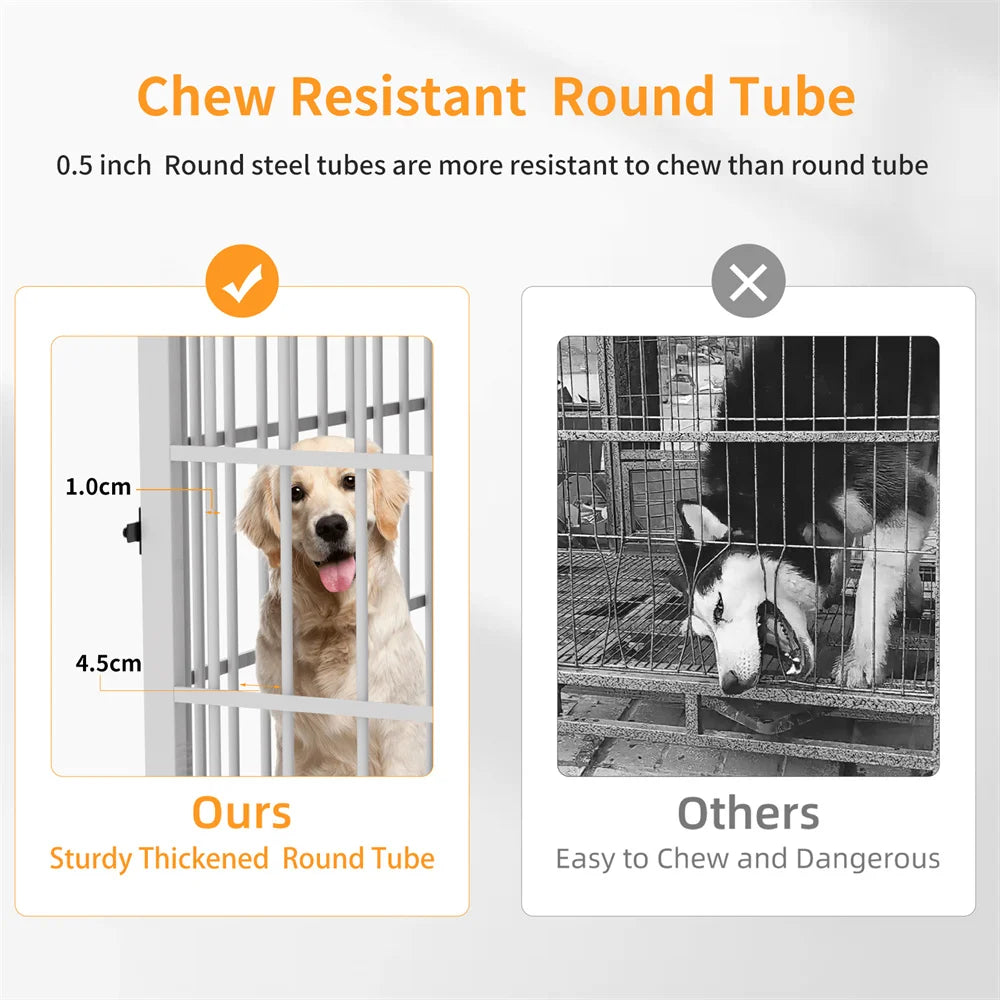 Dog Pen Elevated Indoor End Table Furniture